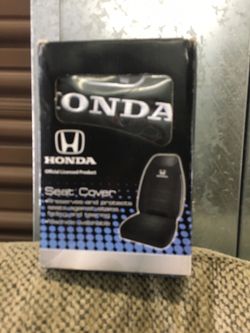 Honda seat cover brand new