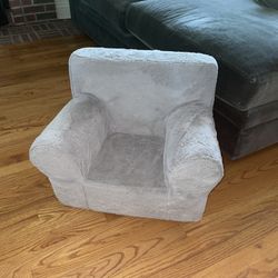 Pottery Barn Kids Grey Toddler Kid Chair 