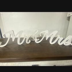 2 Sets of Mr. & Mrs. Letters 