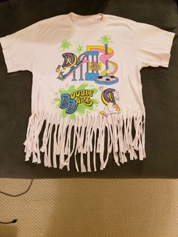 Pink Fringe Double Dare Youth Size T-Shirt