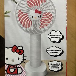 Hello Kitty Handheld Fan $20