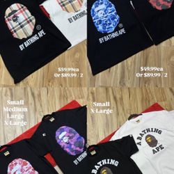 Bape Tees