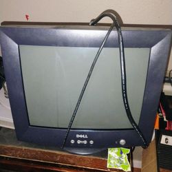 Dell Monitor And Modem With Keyboard And Mouse 