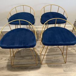 Royal blue Counter Stools