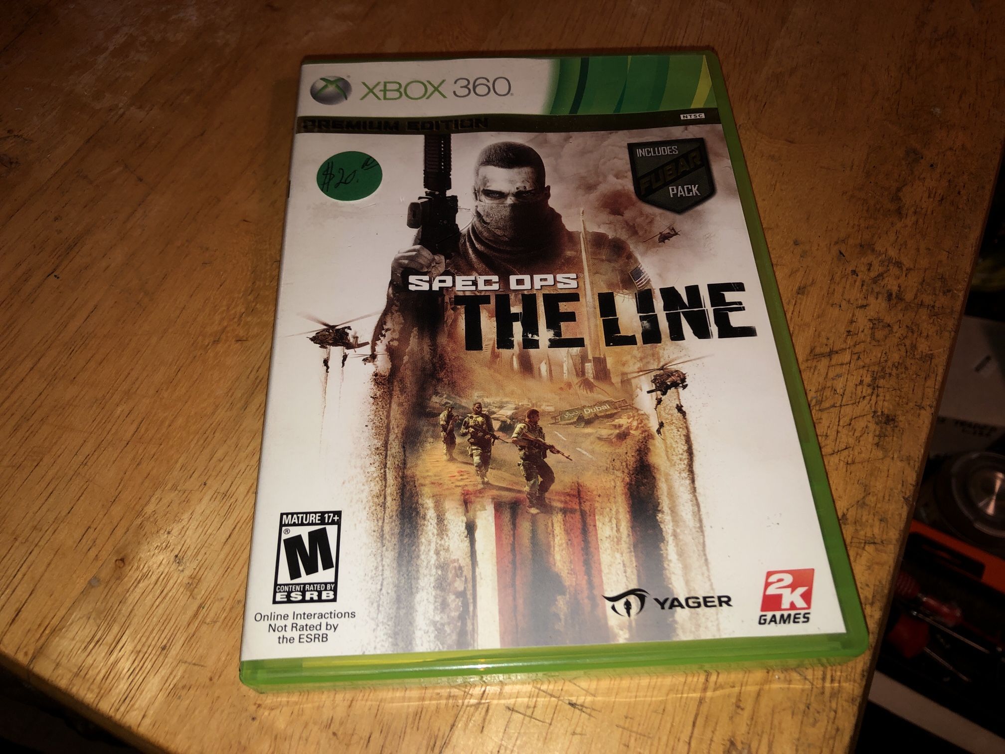 Xbox 360 Game Premium Edition Spec OPS The Line