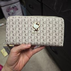 New Hello Kitty Wallet Brown 