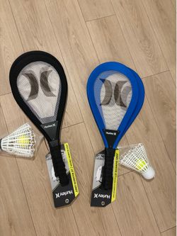 Brand new Hurley badminton racks