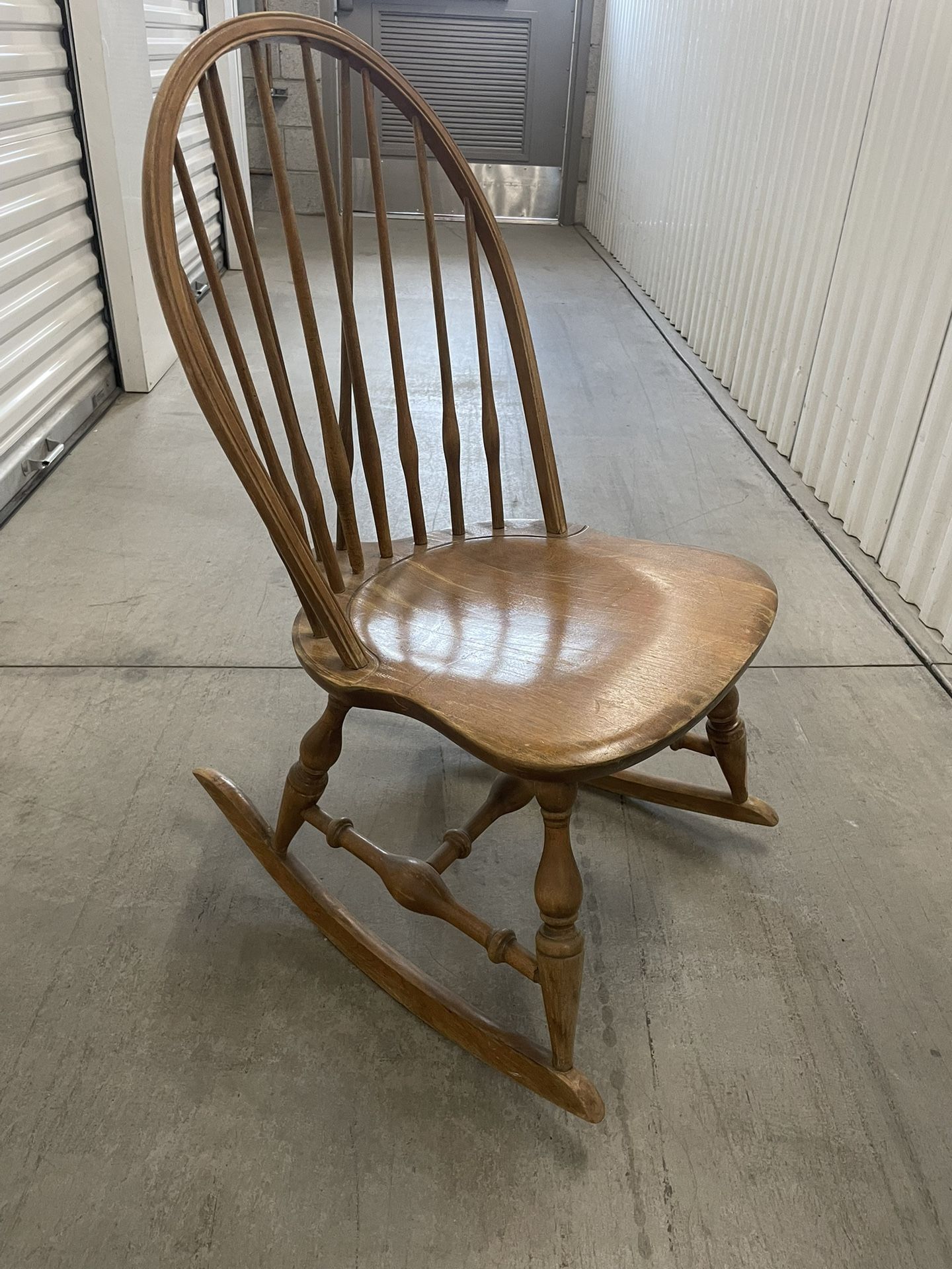 Antique Wood Rocking Chair $75