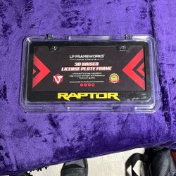 Raptor Licence Plate Bezel