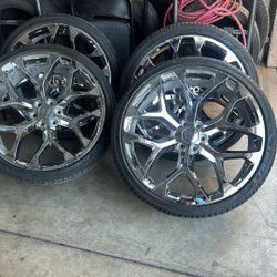 4Rims and Tires$1,300