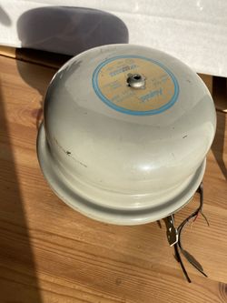 Adaptable Bell, For  Alarm Systems , Telephone Ringer or Other Systems To Alert You!