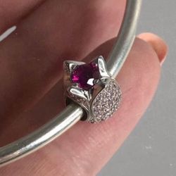 Flower Silver Charm S925
