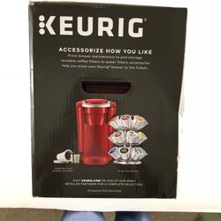 Keurig K Compact Coffee Maker, Single Serve, Imperial Red