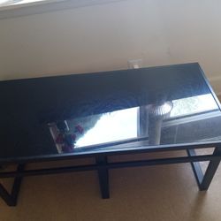 Black Coffee Table With 2 End Tables