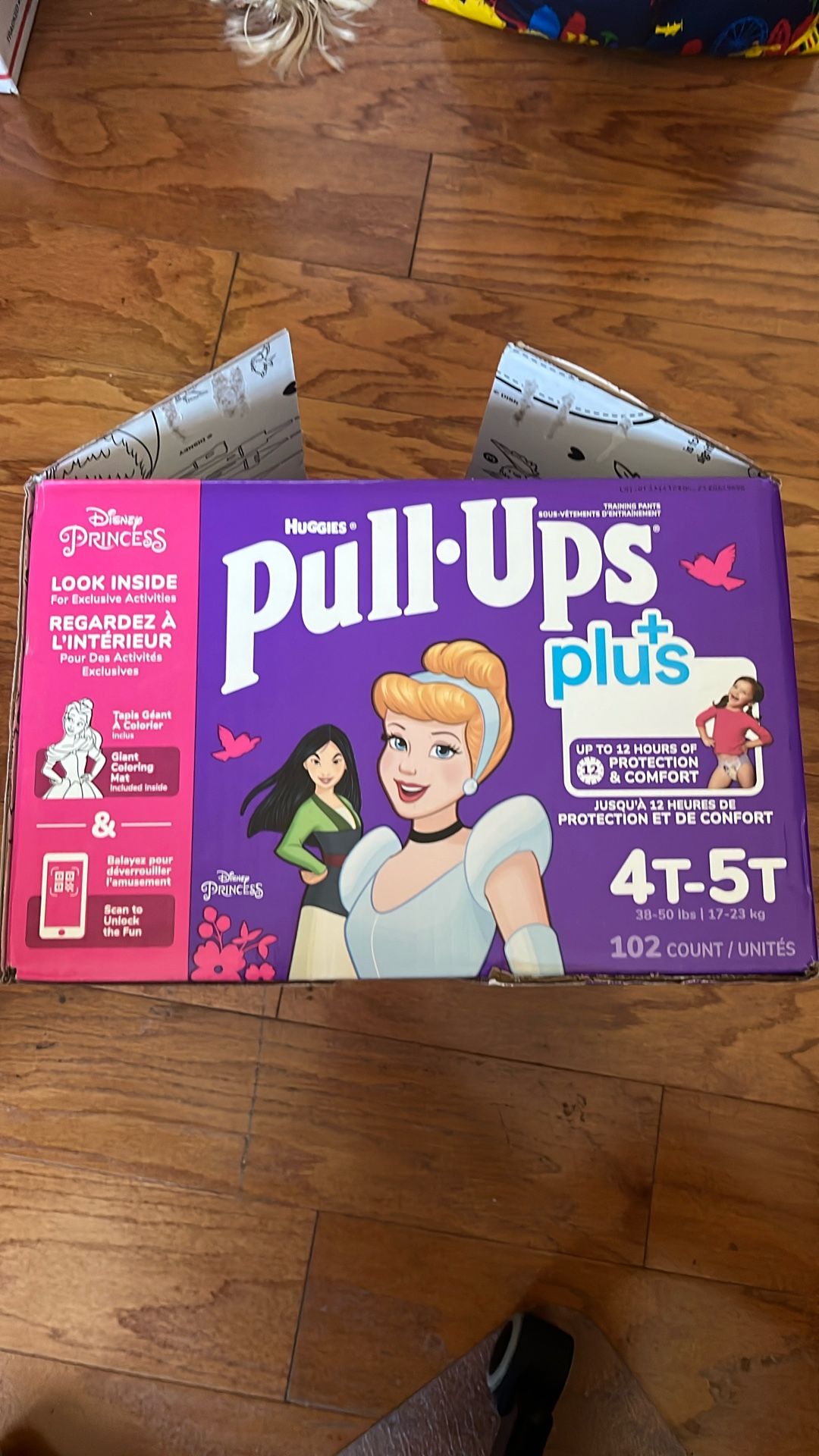 Pull Ups Girls 4T-5T Disney Princess