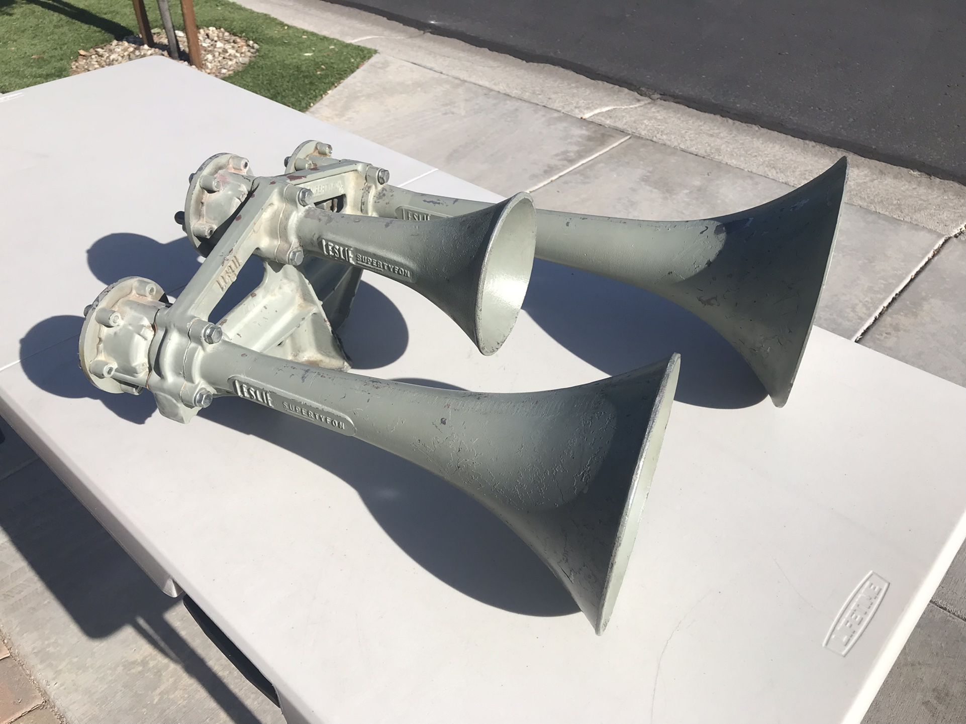 Authentic Leslie RS-3L Supertyfon Railway Train Horn