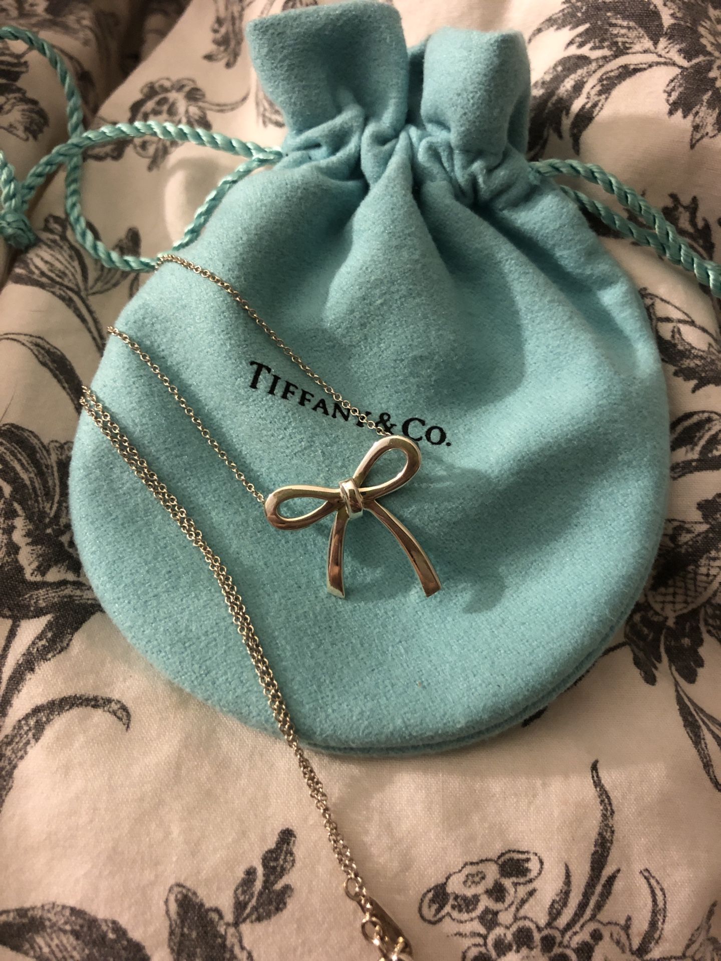 Tiffany Bow necklace $180