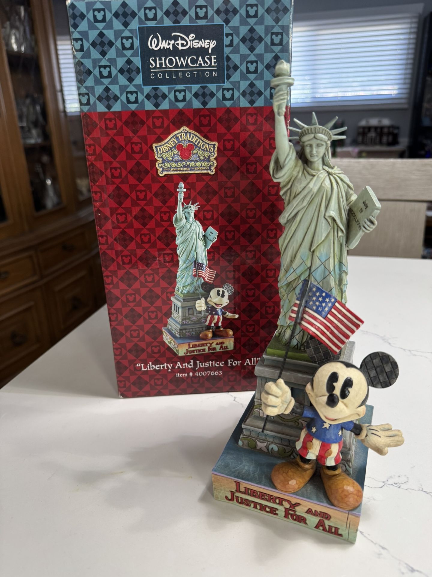 Jim Shore Disney Liberty and Justice For All Patriotic Figurine Mickey (contact info removed) 