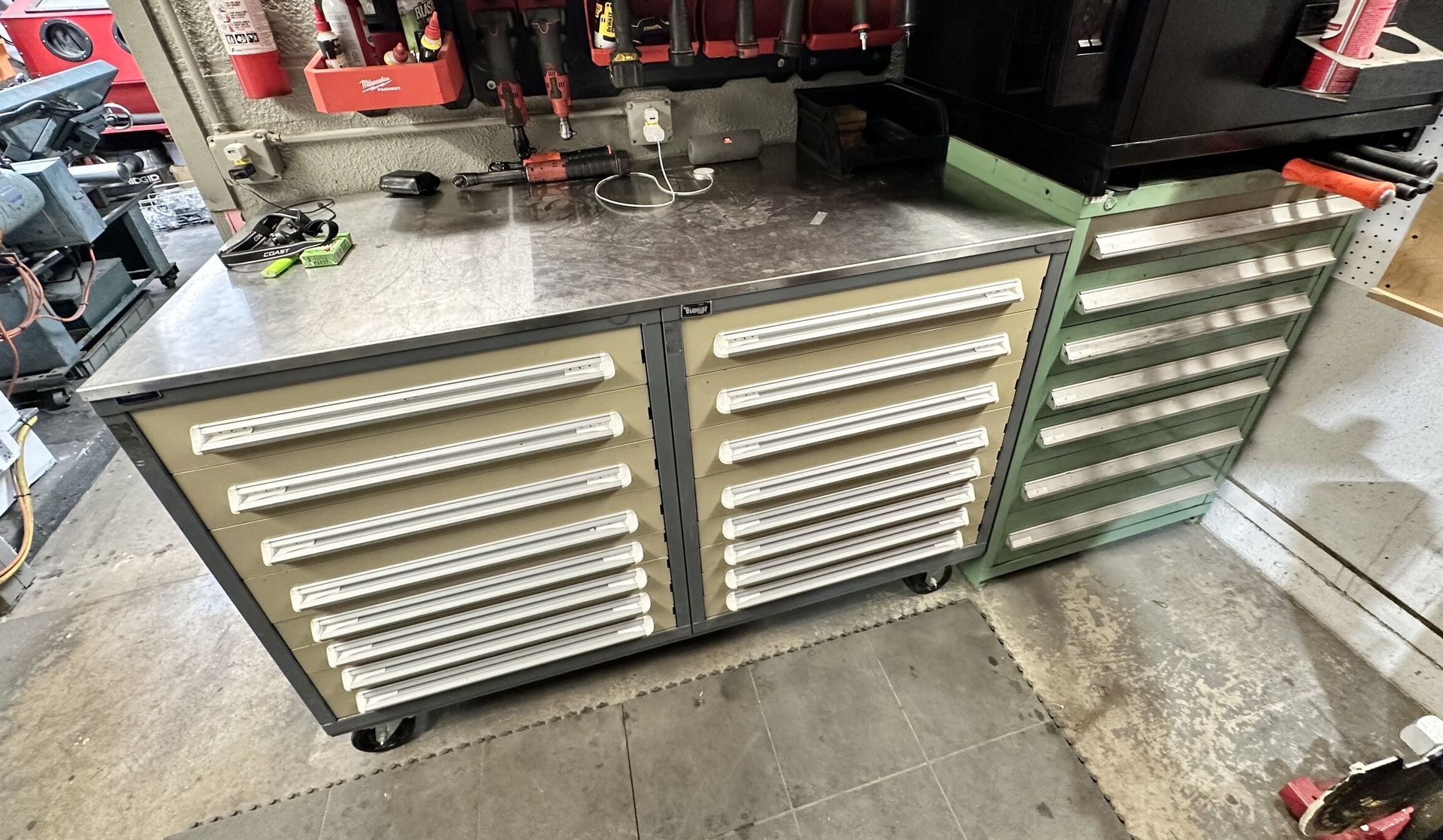 Vidmar And Lista Tool Cabinets