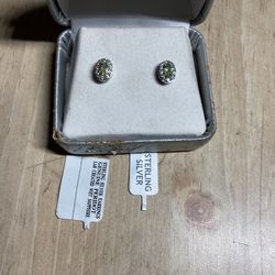 Girls Earrings Light lime Green $40 