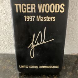 Tiger Woods 1997 Masters Card