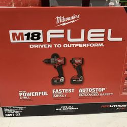 Milwaukee M18 Fuel Combo Impact Driver / Hammer Drill Kit (new)