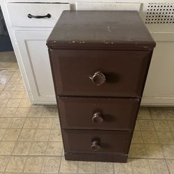 Small Three Drawer Cabinet