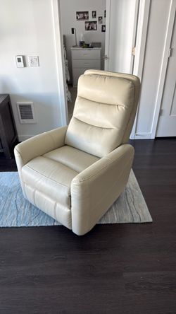 Leather recliner Slim