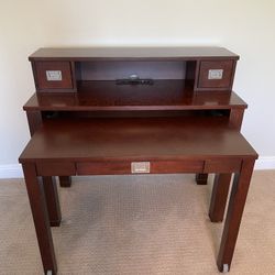 ONE LEFT As Of 4/19/2024- Very nice Pottery Barn Kids - KIDS DESK With Hutch And Power in desk