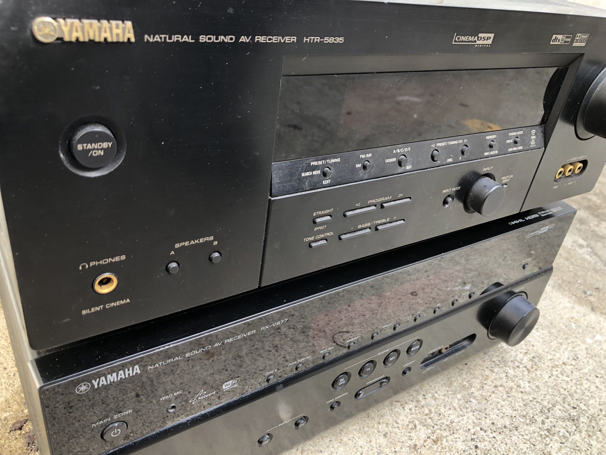 Yamaha Natural Sound AV Receiver. The HTR5835 is in good working