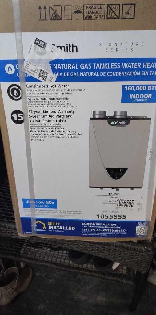 Natural Gas Tankless Water Heater