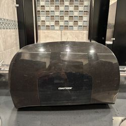 Jumbo roll toilet paper dispenser