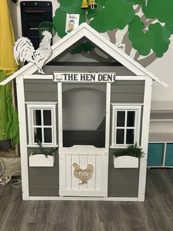 One Of A Kind Custom Made Farmhouse Playhouse
