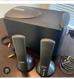 altec lansing atp 2 computer ( tablet/ phone)speakers with subwoofer