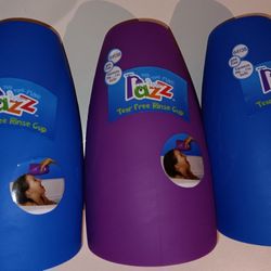 Lot of 3 Razz Tear Free Rinse Cups