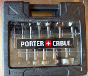 Porter Cable Forstner Bit 14-piece set like new