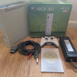 WORKING Xbox 360 Jasper Console CIB With Cords & Cables 
