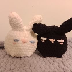 Crocheted Bunny Pair