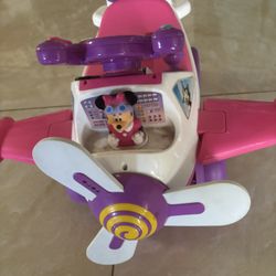 Minnie Mouse Push And Ride Airplane 