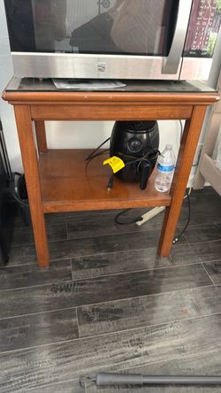 Wooden side table