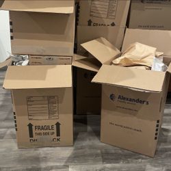 Cardboard Moving Boxes