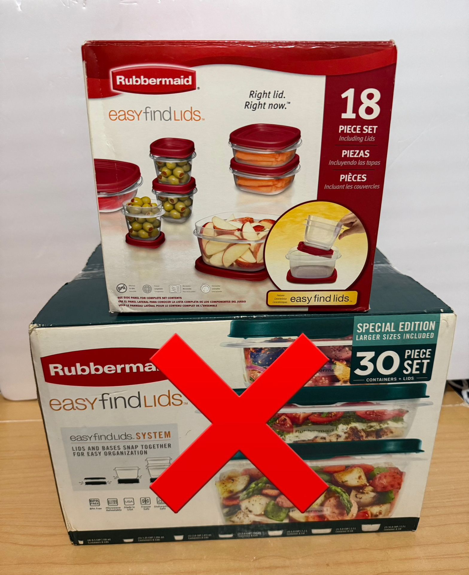 RUBBERMAID FOOD STORAGE CONTAINERS 🫙 (⬇️)