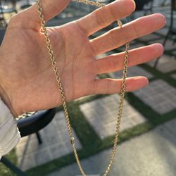 10K Gold Chain 24” 23.48 Grams