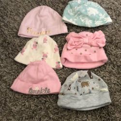 6 Baby Hats
