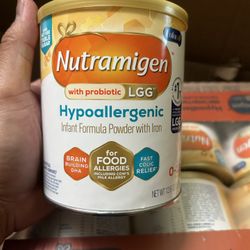 Nutramigen with Probiotic LGG Hypoallergenic Powder Baby Formula, 12.6 oz Cans Quantity Of 13