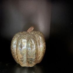 Decoration Blown Glass Pumpkin 