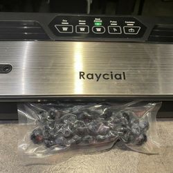 Vacuum Sealer with Built-In Cutter & Roll Bag Storage, Lightweight