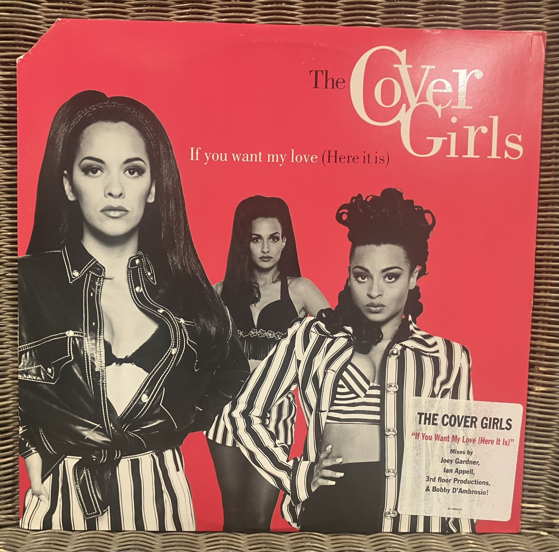 The Cover Girls “If You Want My Love” 12” Single 