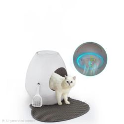 Smart Hidden Litter Box Plant Litter BoxEnclosure Odor Absorbing (without plant)