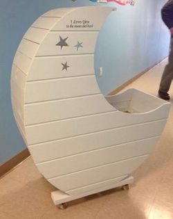 Unique Half Moon Bassinet – Adorable & One of a Kind!